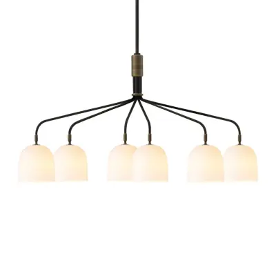 GUBI - Howard 6 Ljuskrona Bone China