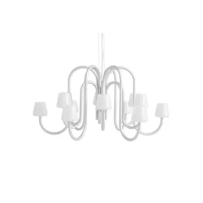 HAY - Apollo 1065 Ljuskrona Alu/White Opal