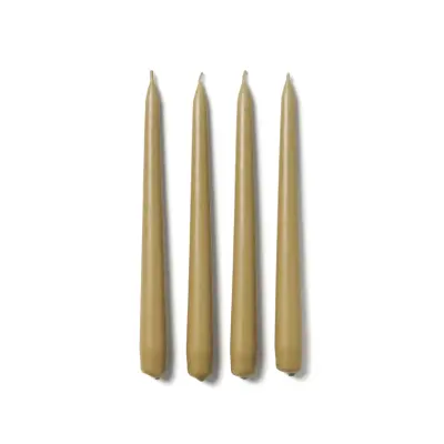 KAVE HOME Talinen ljus - beige (set om 4)