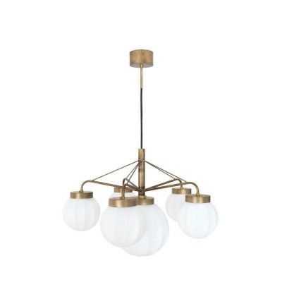 Konsthantverk - Klyfta Ljuskrona Raw Brass