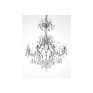 Kristallkrona Charlotte 8-Arm Stor Krom 60cm