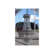 Kristallkrona Elisabeth Liten Krom 40cm