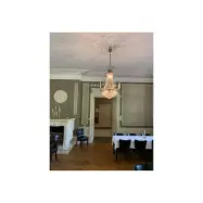 Kristallkrona Empire Classic 8-Arm Stor Borstad Mässing 66cm