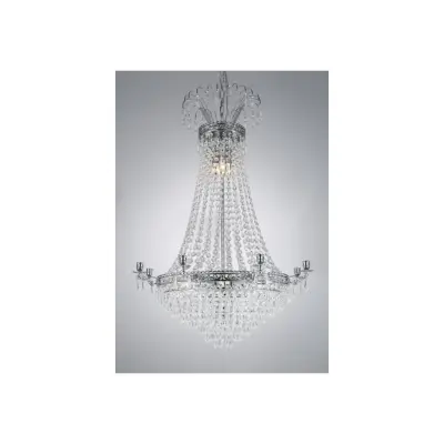Kristallkrona Empire Classic 8-Arm Stor Krom 66cm