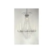 Kristallkrona Empire Classic Ny 8-Arm Stor Krom 66cm