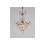 Kristallkrona Estelle Antikmässing 36cm