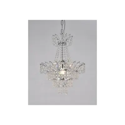 Kristallkrona Estelle Krom 36cm