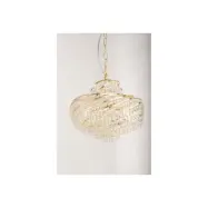 Kristallkrona Isabelle Guld 40cm