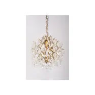 Kristallkrona Kate Borstad Mässing 34cm