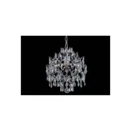 Kristallkrona Kate Krom 34cm