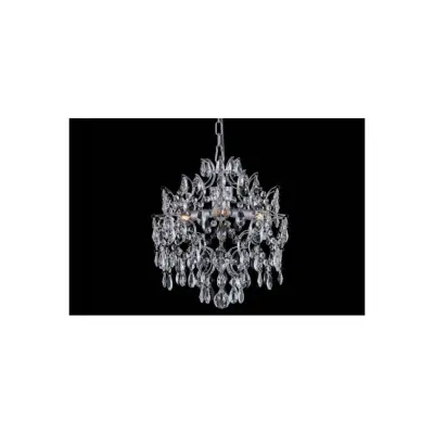 Kristallkrona Kate Krom 34cm