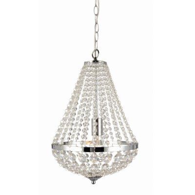 Kristallkrona Markslöjd Gränsö Krom 1L 30 cm