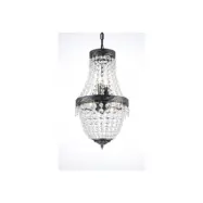 Kristallkrona Morsamt Liten Antiksilver 26cm