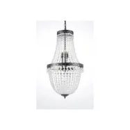 Kristallkrona Morsamt Stor Antiksilver 40cm