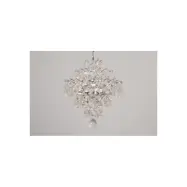 Kristallkrona Silvia Krom 26cm