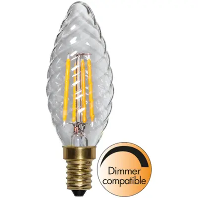 LED-lampa E14 kronljus Soft Glow 4W dimbar