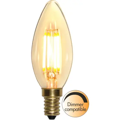 LED-lampa E14 kronljus Soft Glow 4W dimbar