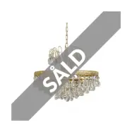 Luna kristallkrona mässing Ø40