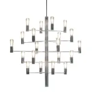 Manola 20 ljuskrona, krom 70cm