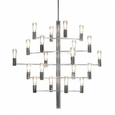 Manola 20 ljuskrona, krom 70cm