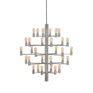 Manola 30 ljuskrona, krom