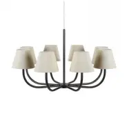 Markslöjd Takkrona COZY 8L Svart/Beige