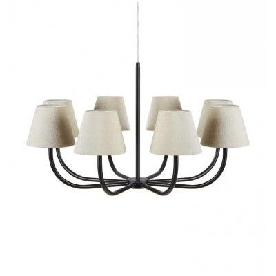 Markslöjd Takkrona COZY 8L Svart/Beige