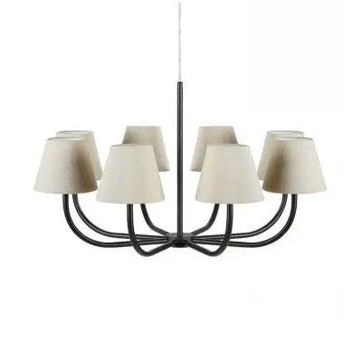 Markslöjd Takkrona COZY 8L Svart/Beige