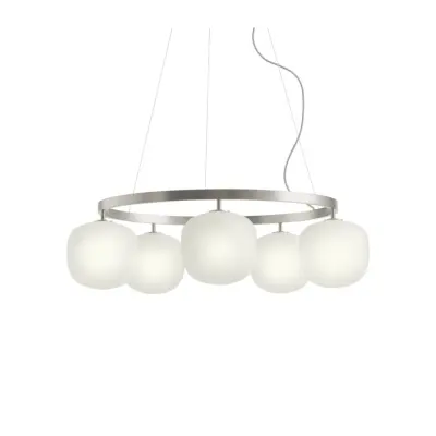 Muuto Rime Takkrona Grå aluminium 80cm