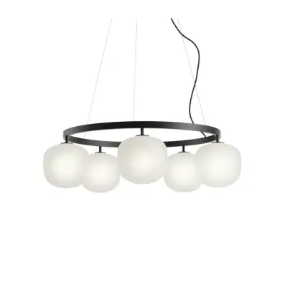 Muuto Rime Takkrona Svart 80cm