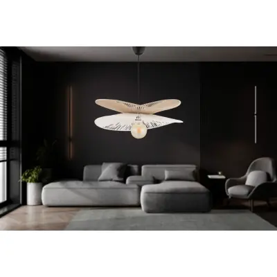 NORDVÄRK Påsklilja - Beige, vit ljuskrona