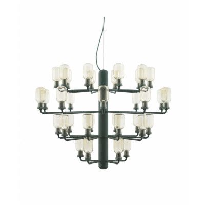 Normann Copenhagen - Amp Chandelier Large Gold/Green