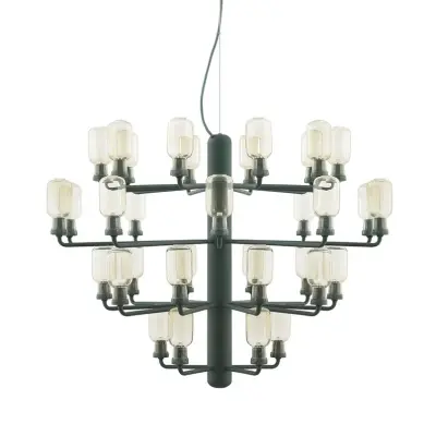 Normann Copenhagen - Amp Chandelier Large Gold/Green