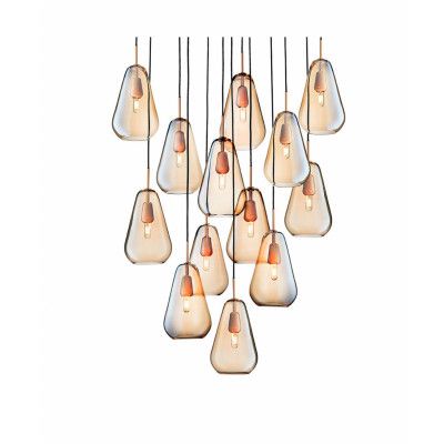 Nuura Aps - Anoli 13 Ljuskrona Nordic Gold/GoldNuura