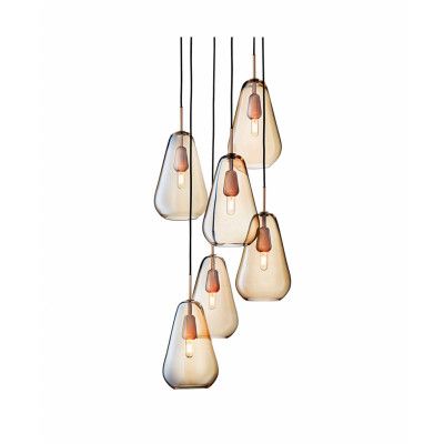 Nuura Aps - Anoli 6 Ljuskrona Nordic Gold/GoldNuura