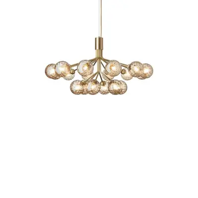 Nuura Aps - Apiales 18 ljuskrona, mässing/guld, 18-armad Nuura