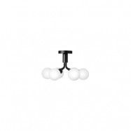 Nuura Aps - Apiales 6 taklampa Satin Black/OpalNuura
