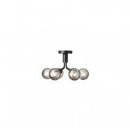 Nuura Aps - Apiales 6 taklampa Satin Black/Optic SmokedNuura