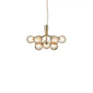 Nuura Aps - Apiales 9 ljuskrona, mässing/guld, Ø 60 cm, 9 lamporNuura