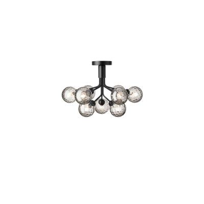 Nuura Aps - Apiales 9 taklampa Satin Black/Optic SmokedNuura