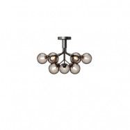 Nuura - Apiales 9 Plafond Satin Black/Smoked Black