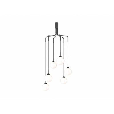 Nuura Aps - Apiales Cluster 6 Ljuskrona Satin Black/OpalNuura