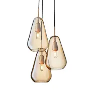 Nuura Aps - Anoli 3 Ljuskrona Nordic Gold/GoldNuura