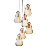 Nuura Aps - Anoli 6 Ljuskrona Nordic Gold/GoldNuura