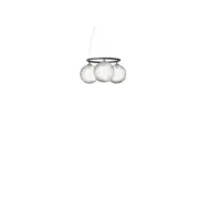 Nuura Aps - Miira 3 Circular Ljuskrona Rock Grey/Optic ClearNuura