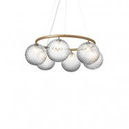 Nuura Aps - Miira 6 Circular Ljuskrona Brass/OpticNuura