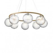 Nuura Aps - Miira 8 Circular Ljuskrona Brass/OpticNuura