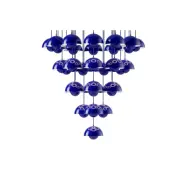 &Tradition - Flowerpot VP10 Ljuskrona Ø89 Cobalt Blue