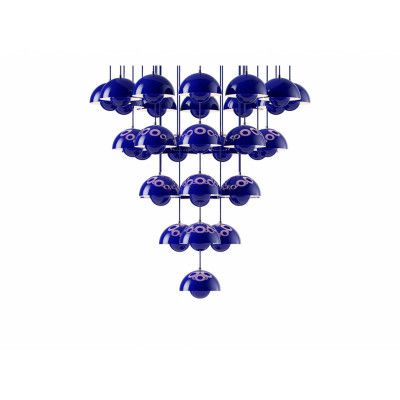 &Tradition - Flowerpot VP10 Ljuskrona Ø89 Cobalt Blue