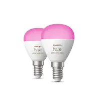 Philips Hue -  White&Color Amb. 5,1W 2-pack E14